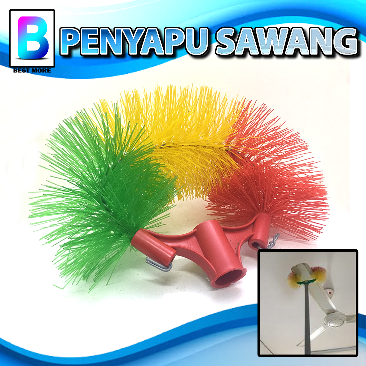 QS Penyapu Sawang Plastic