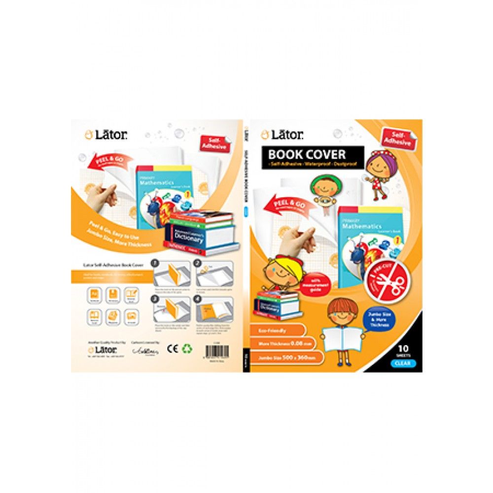 LATOR BOOK COVER 6118 (MATTE)/(CLEAR)
