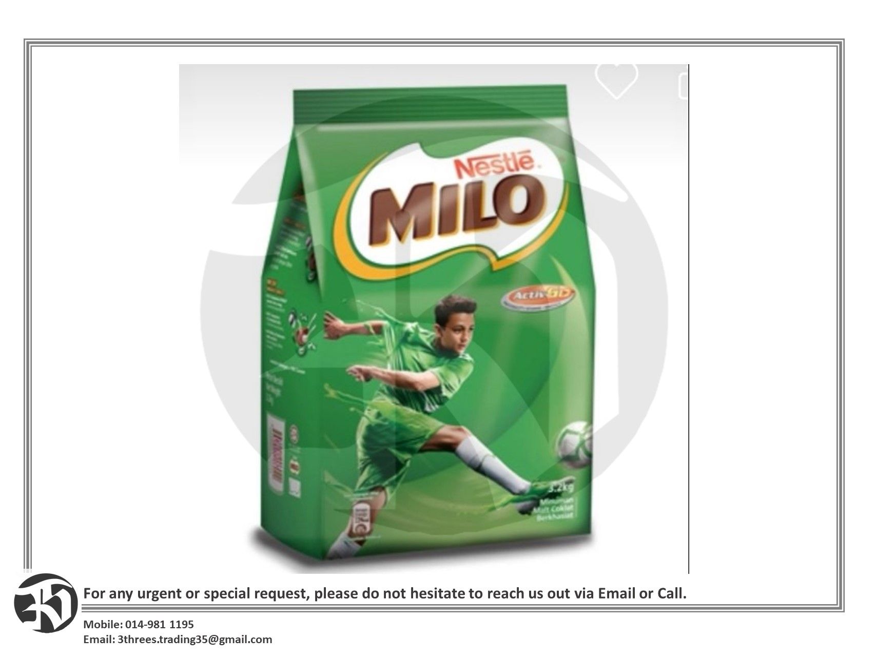 Nestle MILO Activ-Go Softpack (3.2kg)