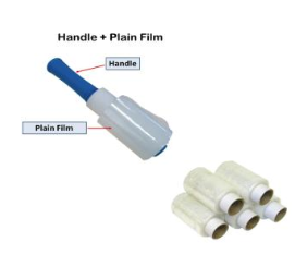 Baby Roll Stretch Film Plastic Wrap 100mm (Core138) Transparent - 72 CTN x 30 Roll