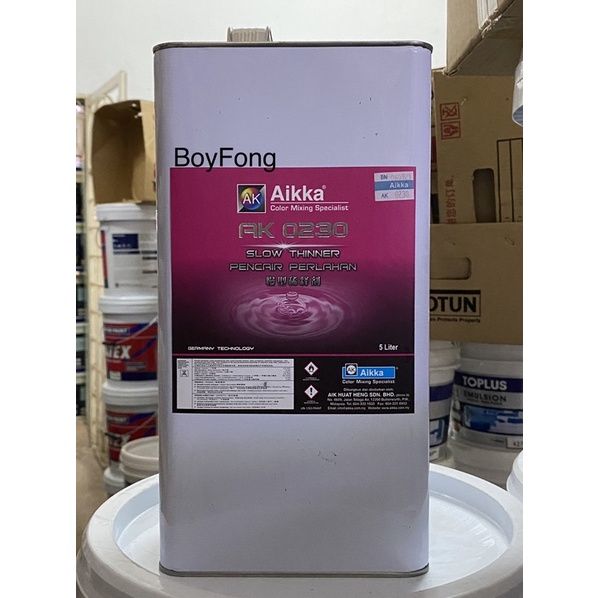 AIKKA AK0230 2K THINNER SLOW THINNER (5 Liter)