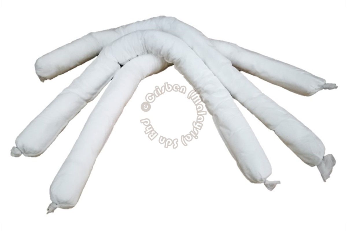 CRISBEN (OSC 12076) - Oil Absorbent Socks, 12 Socks/Bale
