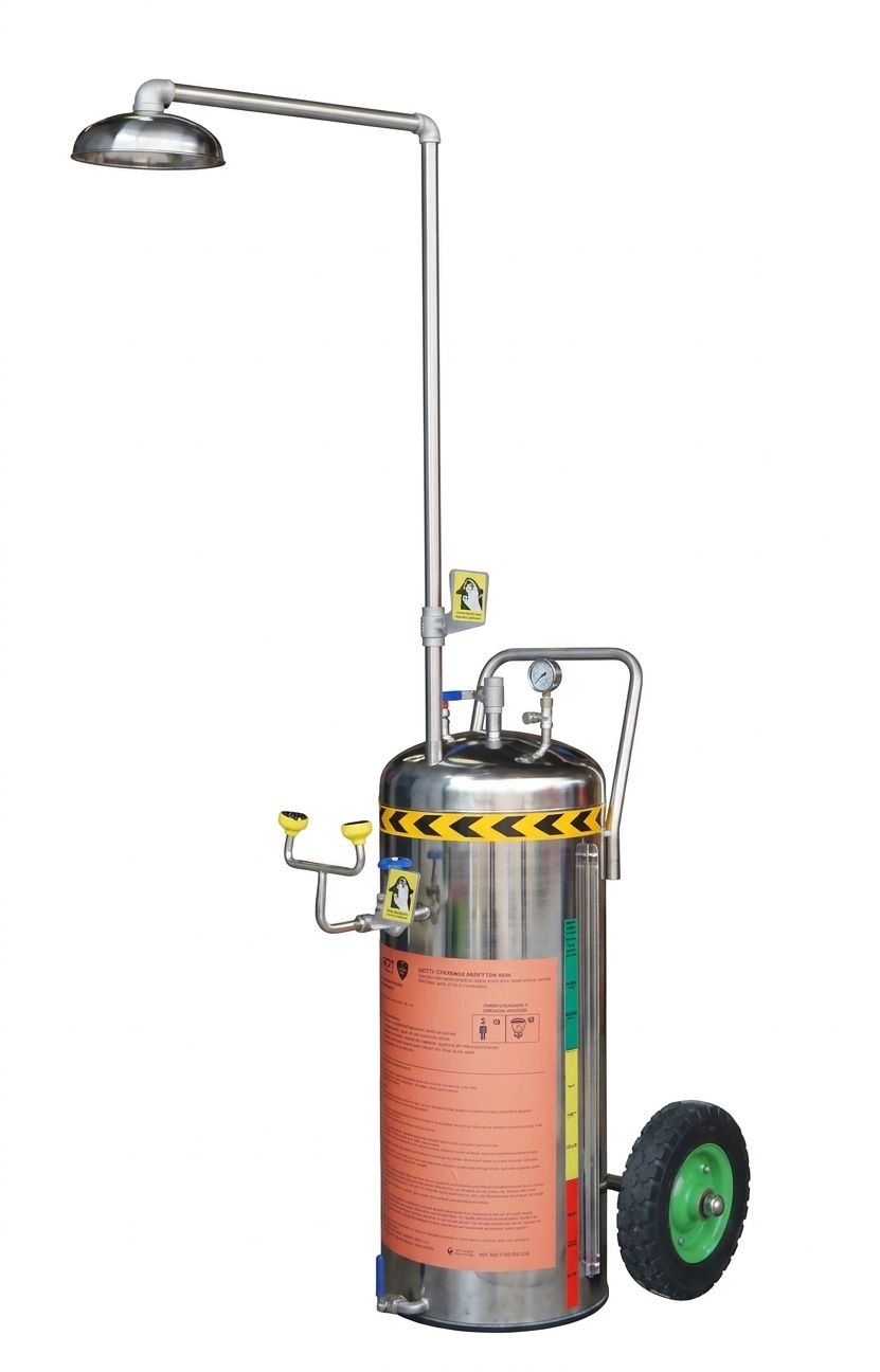 Mobile Self-Contained Emergency Shower and Eyewash - 120L