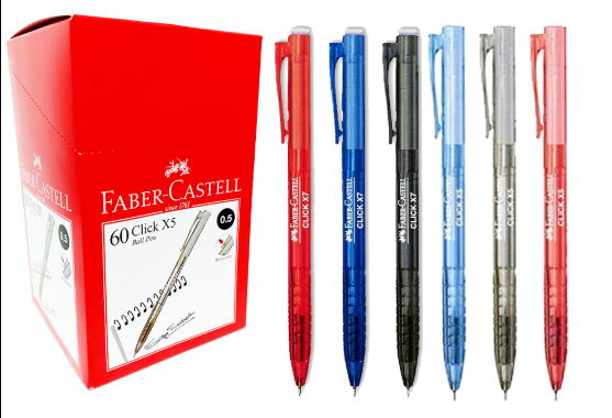 Faber Castell Click 0.5 Pen 1BOX/60PCS