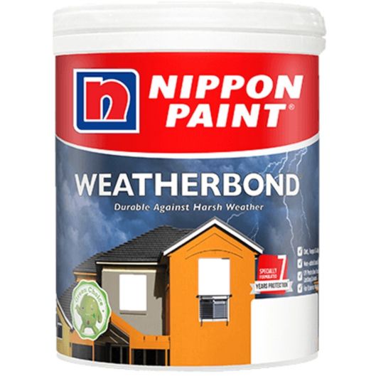 5L Nippon Paint Exterior Weatherbond (Shipsgate NP N 1857 T)