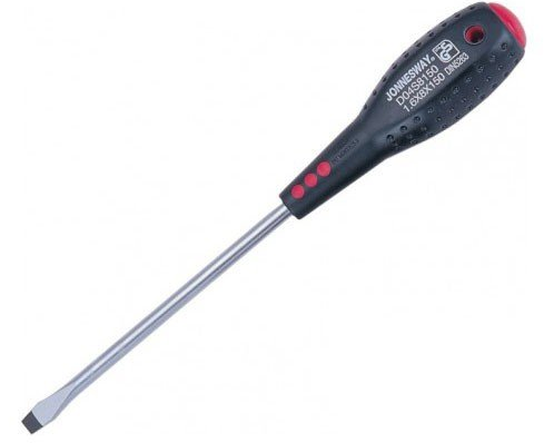 JONNESWAY FULL STAR SCREWDRIVER, SIZE: 8 X 150 (5/16" X 6")