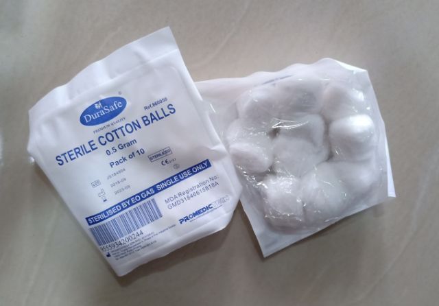 Durasafe *Durasafe Sterile Cotton Balls 0.5gm