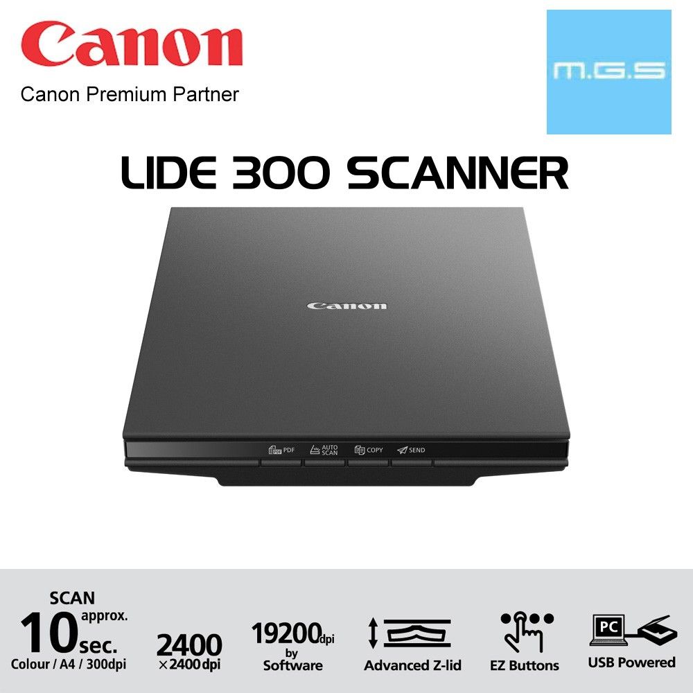*Canon Lide 300 Fast And Compact Flatbed Scanner