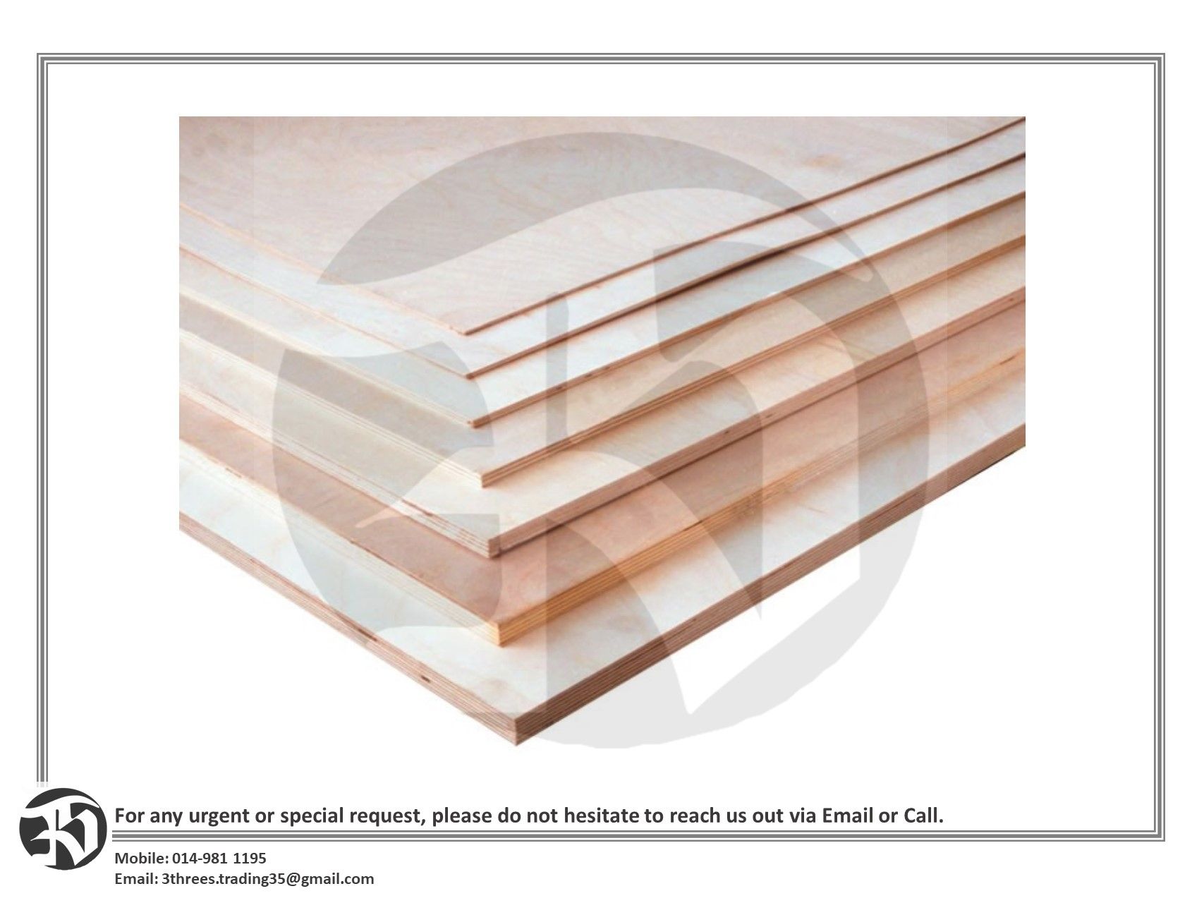 Plywood 4ft x 8ft