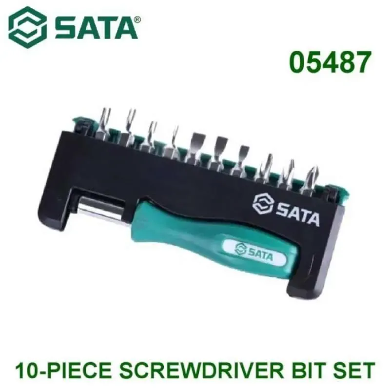 Sata 10-piece screwdriver bit set