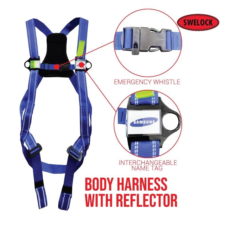 SWELOCK KOREA Super Lightweight Full Body Harness Set