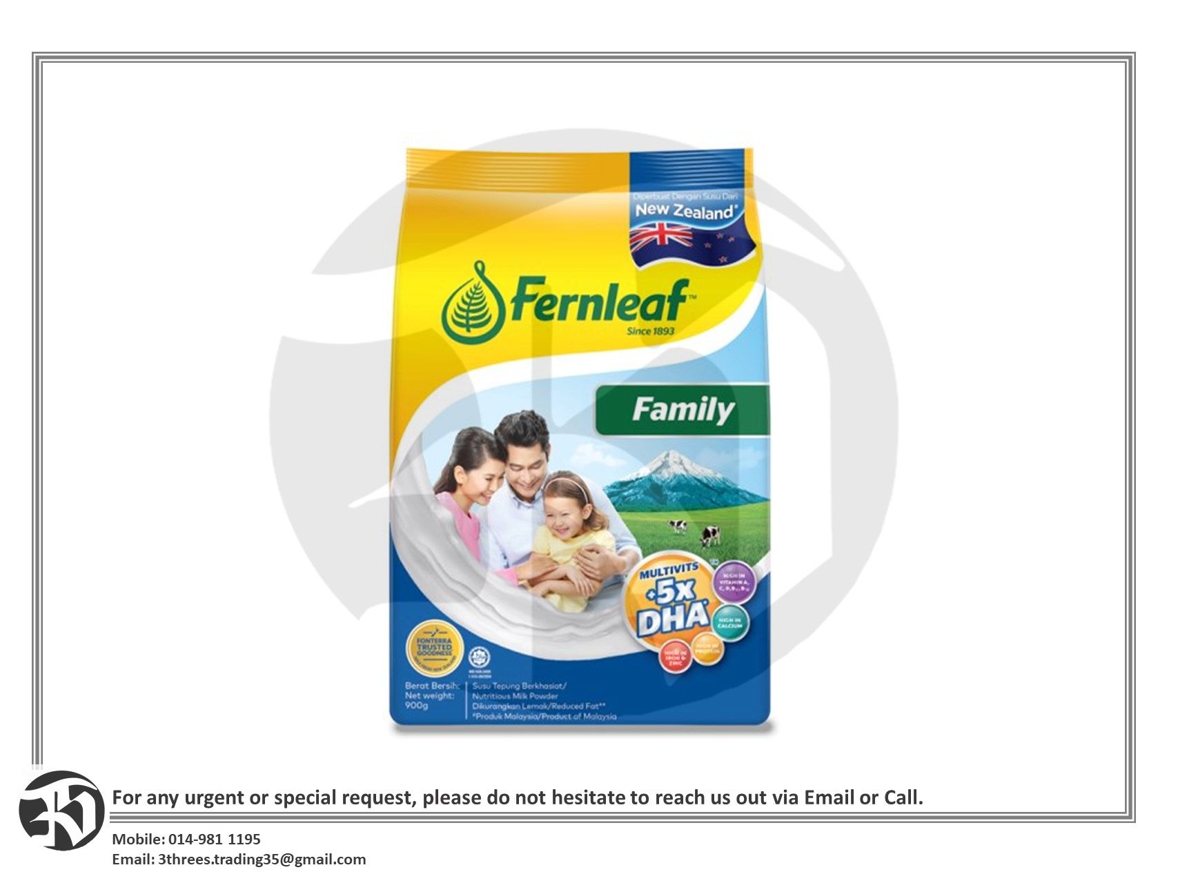 Fernleaf Family Milk Powder 900g