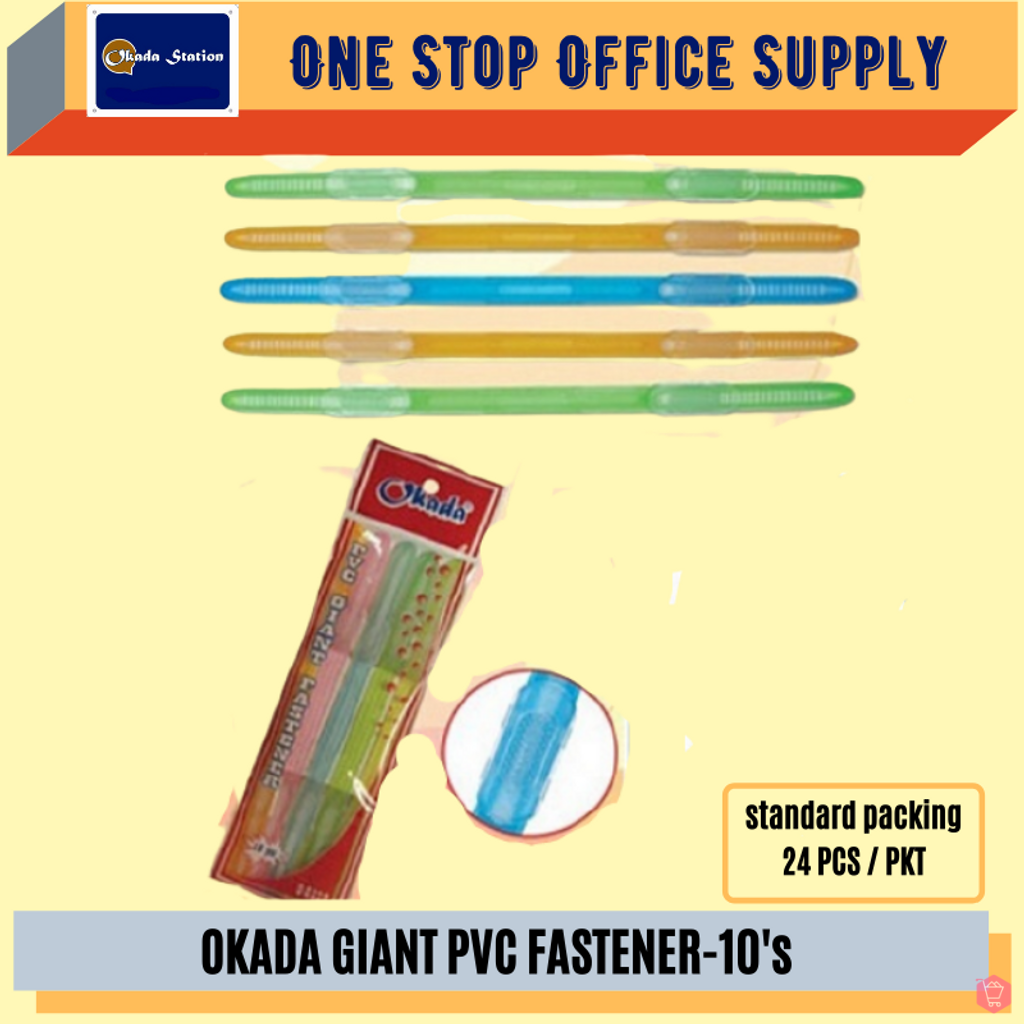 PLASTIC PAPER FASTENER-10'S /Fastener /PVC Filing /Office Supplies