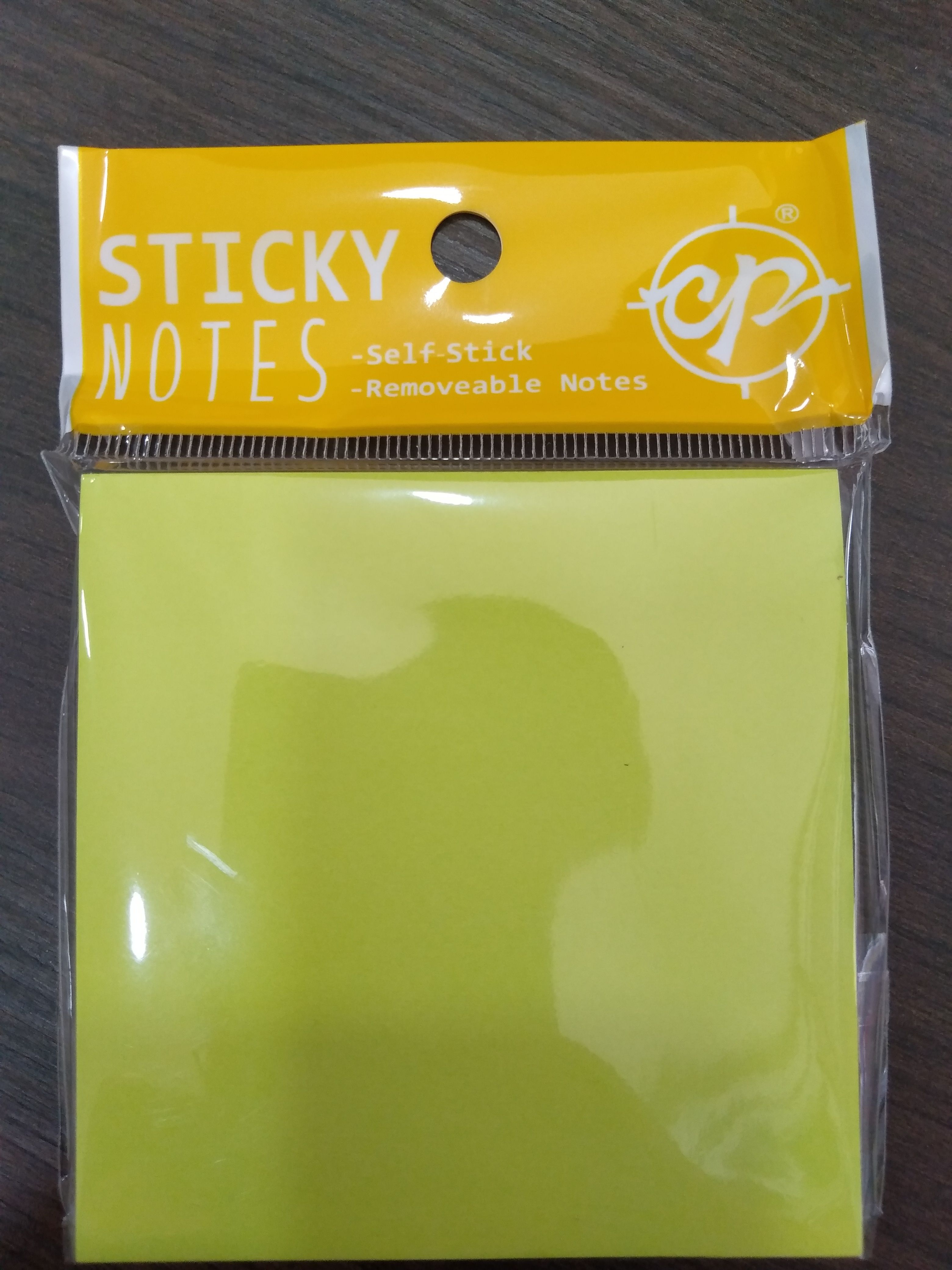 STICKY NOTE CP 3 X 3 - GREEN ( NEON COLOUR)