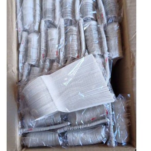 50Pcs White 7 Inch Spoon