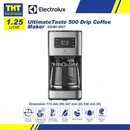 ELECTROLUX *ELECTROLUX UltimateTaste 500 Drop Coffee Maker E5CM1-80ST