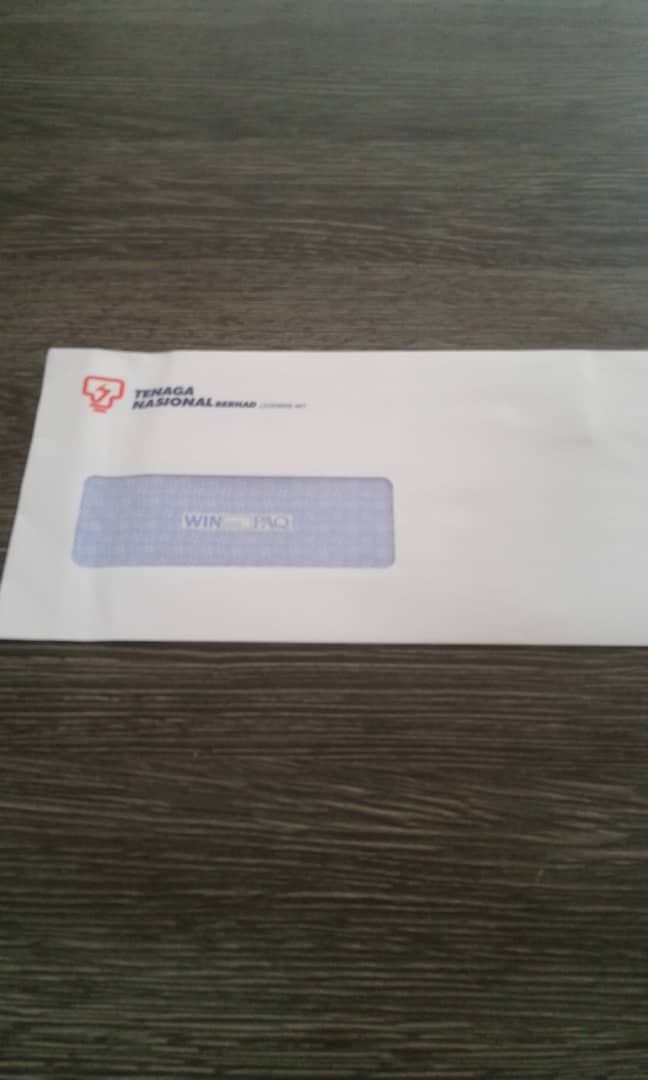 Window envelope 114 x 248