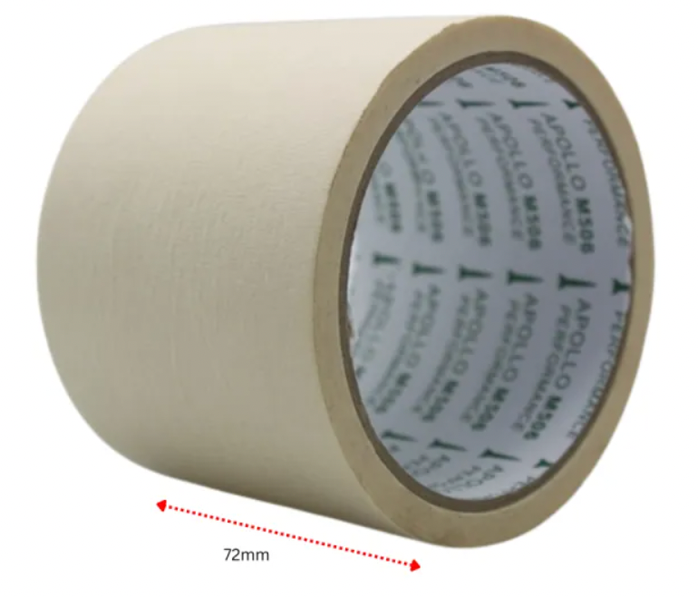 Apollo Masking Tape M506 Performance Green Label 18yds [ 72mm ]
