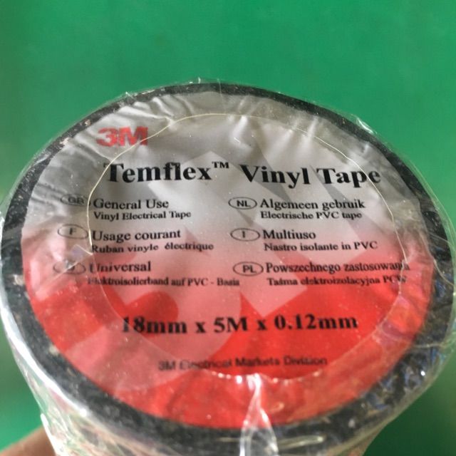 3M Temlex Vinyl Tape 18mm x M x 0.12