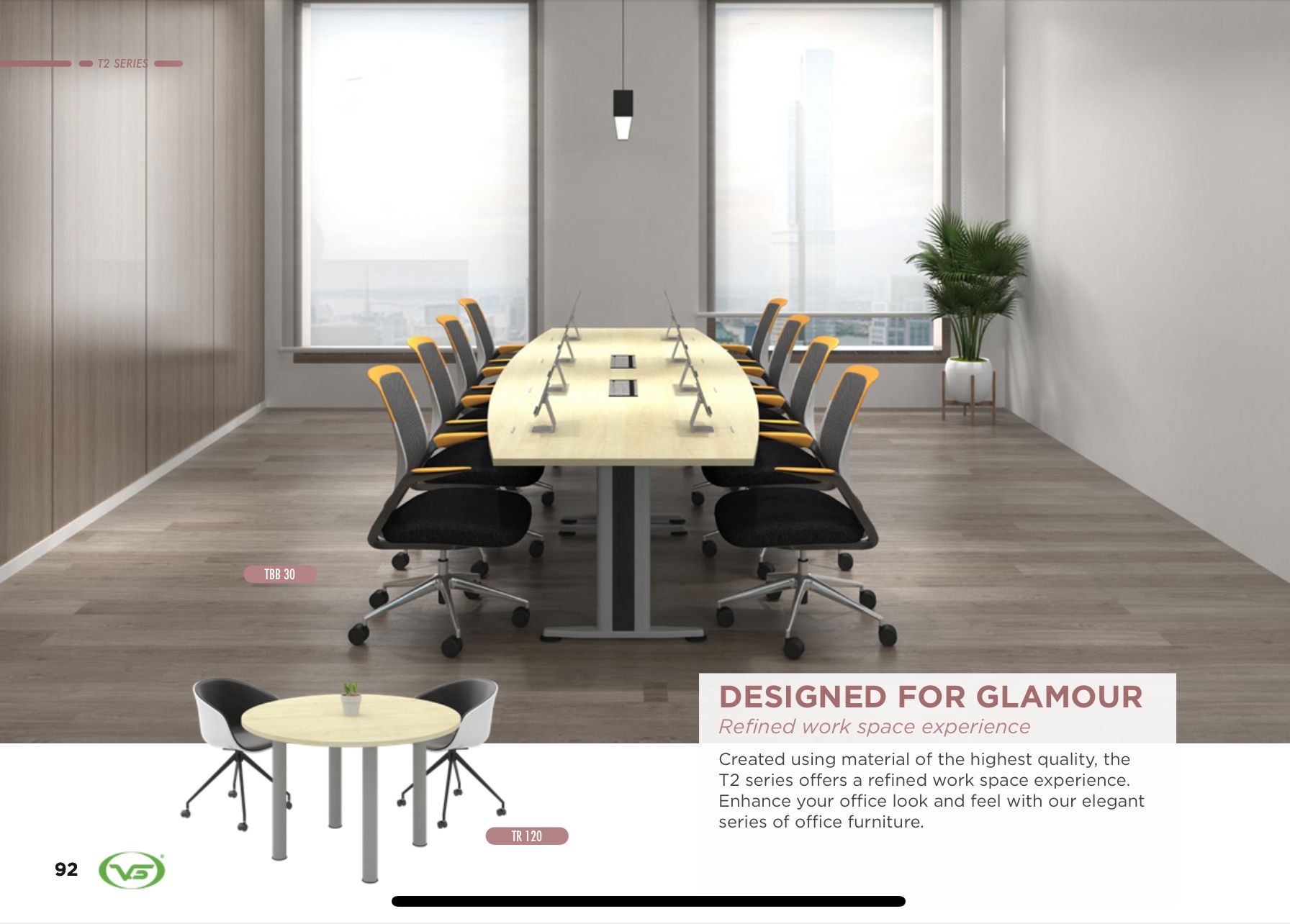 CONFERENCE TABLE / MEETING TABLE FOR 10 PERSON / BOAT SHAPE / TBB30 / OFFICE TABLE / MEETING TABLE