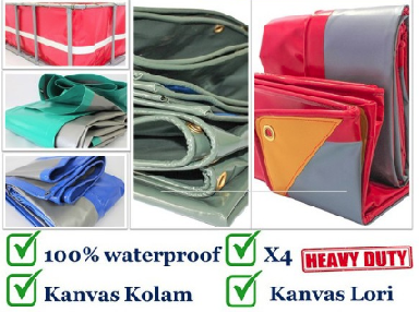 Super A Nylon PVC Tarpaulin Vinylon Cover Lorry Canvas Fish Tank 18'x18'
