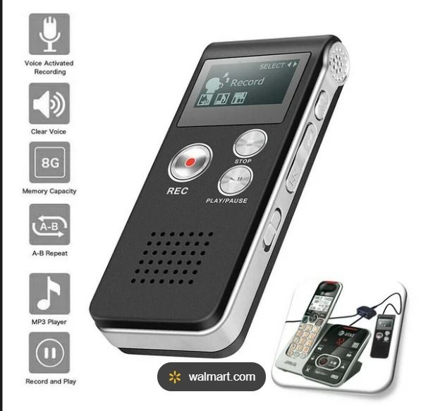 tape recorder for use during meeting