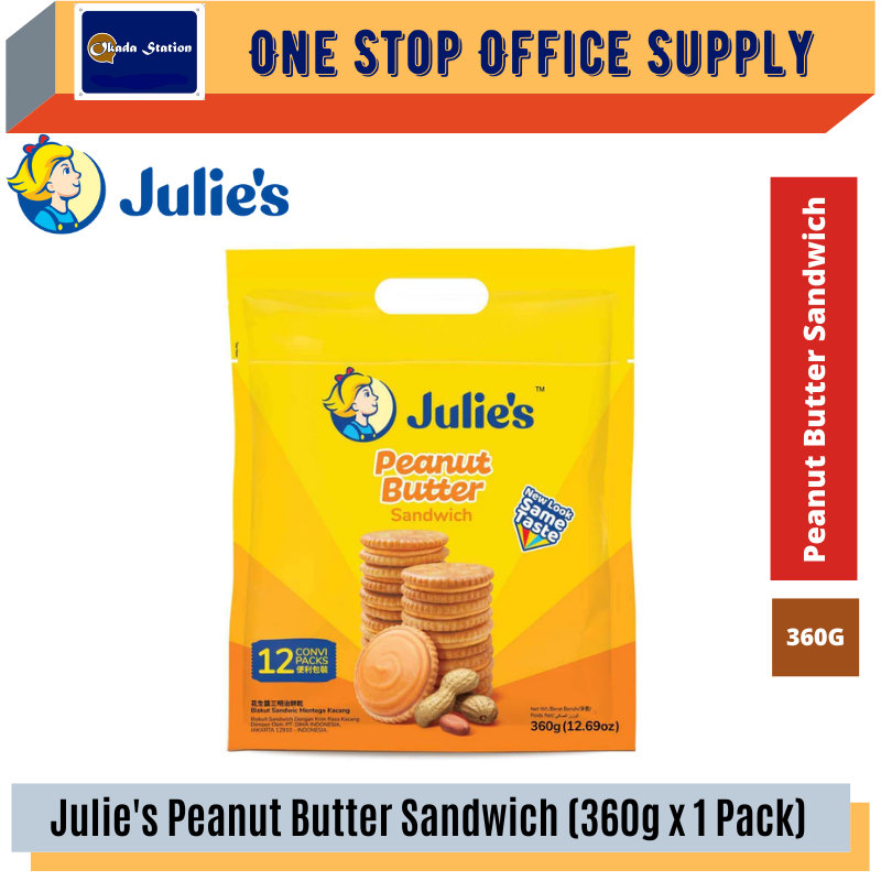 JULIE'S PEANUT BUTTER SANDWICH 360G / Julie's / Biscuit / Peanut Butter Biscuit / Julie's Peanut Butter Biscuit