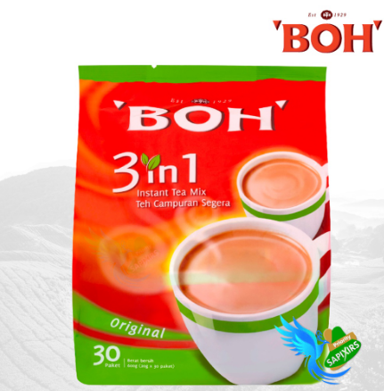 *Boh Instant Tea Mix 3in1 (20g x 30s) Teh Tarik