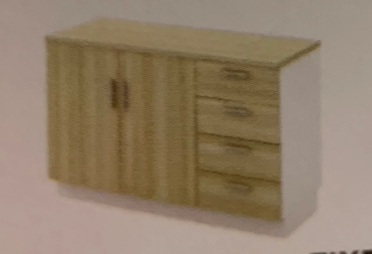 SWINGING DOOR +FIXED PEDESTAL 4D