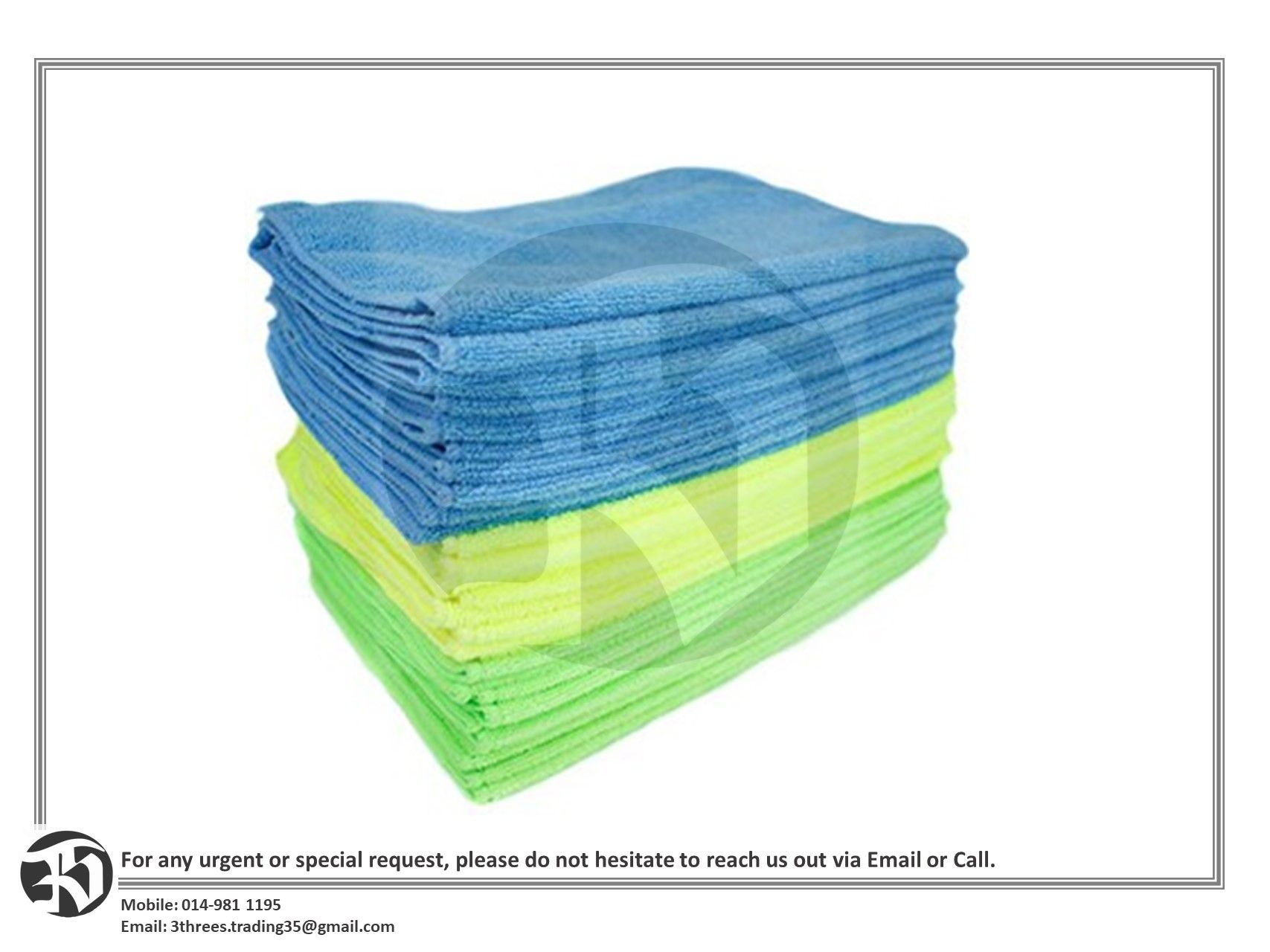 Microfiber Cleaning Cloth (40cm x 40cm)