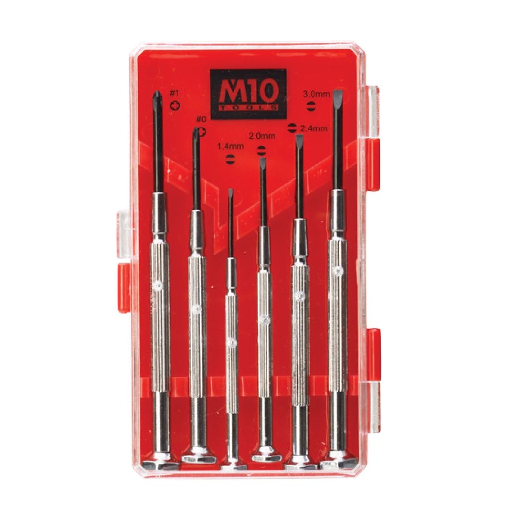 M10 JEWELLERS SCREWDRIVER SET (ITEM 1300 – 6PCS)
