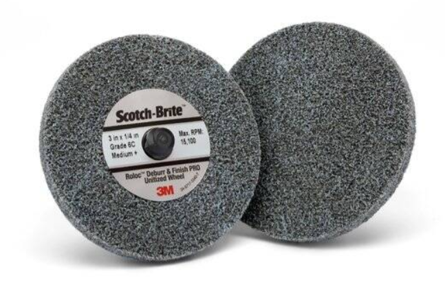 3M SCOTCH BRITE FINISING WHEEL 8" X 3.5MM X 1"