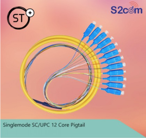 SINGLEMODE SC/UPC 12 CORE PIGTAIL