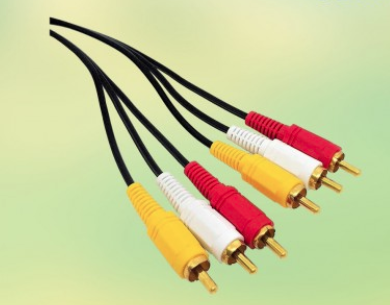 3RCA (M) TO 3RCA (M) Audio Video Cable