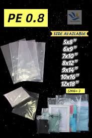 PE Plastic Bag 2KG 0.8 Micron