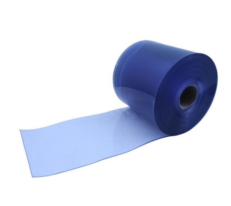 PVC CURTAIN – TRANSPARENT : 2MM X 200MM X 50M
