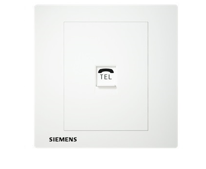 SIEMENS RELFA 5UH1361-3PC01 1GANG RJ11 TELEPHONE SOCKET (WHITE)