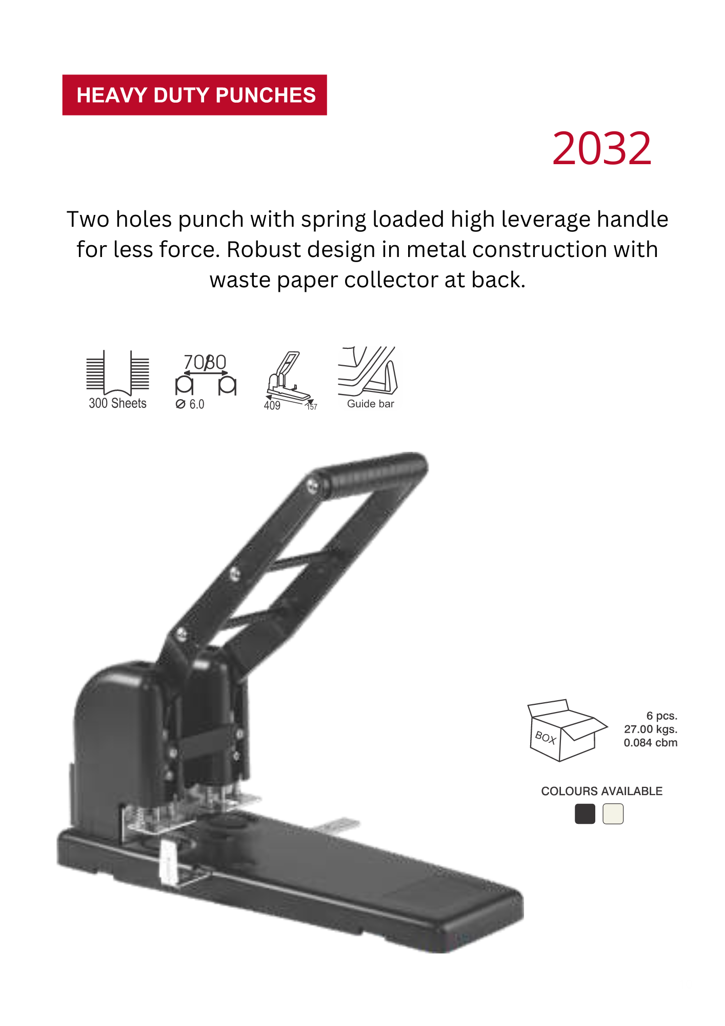 KANGARO 2 Hole Puncher 2032