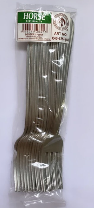 Horse Stainless Steel Fork 1pack/12pcs