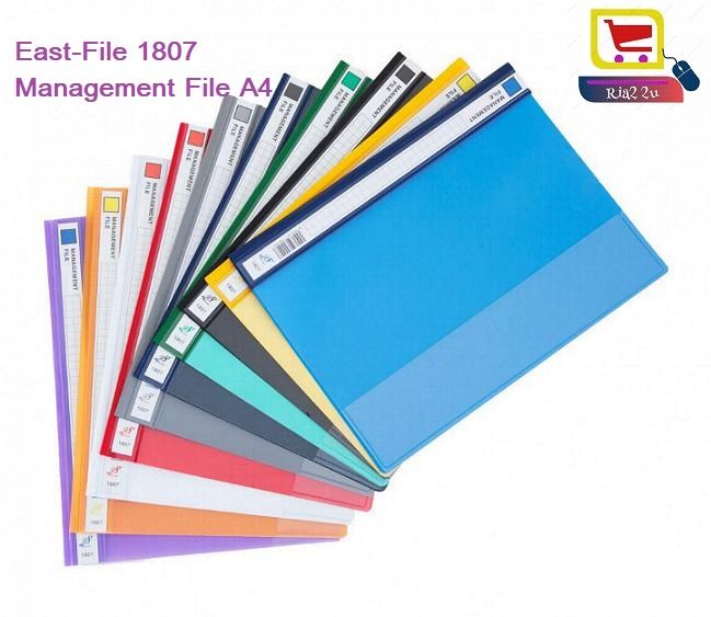 1807 East-File 1807 Management File A4 RTSB (BLACK,WHITE,PURPLE,GREY,GREEN,YELLOW,RED, BLUE)