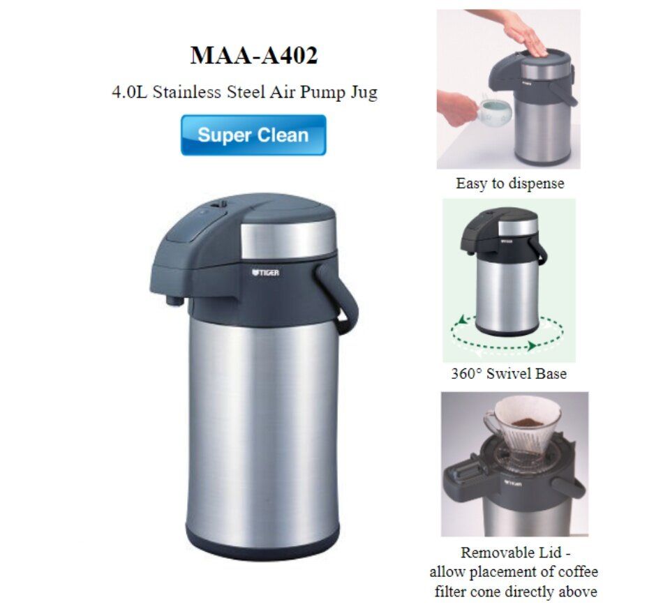 TIGER 4L STEEL AIR PUMP JUG / MAA-A402 (HIgh Quality)