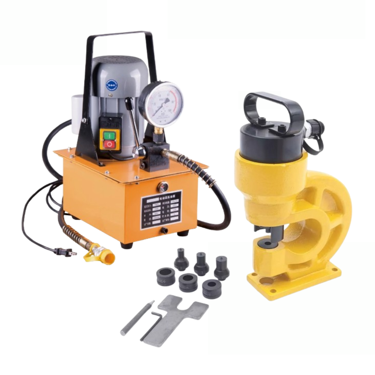CH-60 Hydraulic Hole Punching & Electric Hydraulic Pump DYB-63A