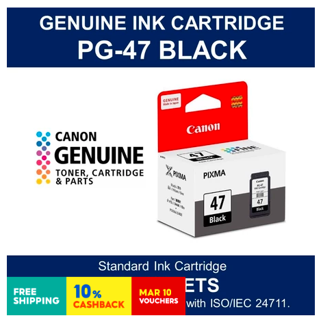 Canon Original Standard Yield Ink Cartridge PG-47 CL-57 | For E400 E460 E410 E470 E480 E3170 E3470