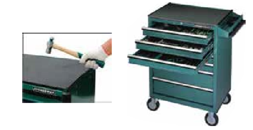 JONNESWAY 191PCS PROFESSIONAL MECHANIC TOOLS SET W/7-DRAWER TOOL TROLLEY