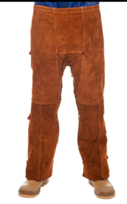 WELDAS STEERSOtuff Lava Leather Welding Chaps