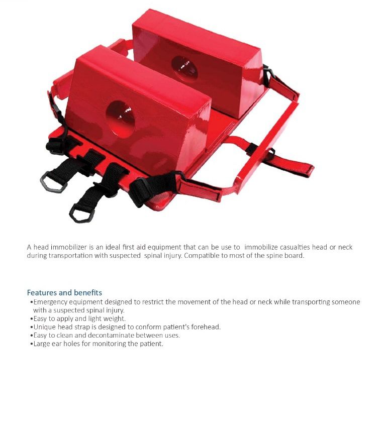 oem *ADULT HEAD IMMOBILIZER