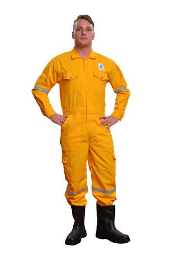 TECASAFE PLUS 700® FR COVERALL, YELLOW  PETRONAS DESIGN
