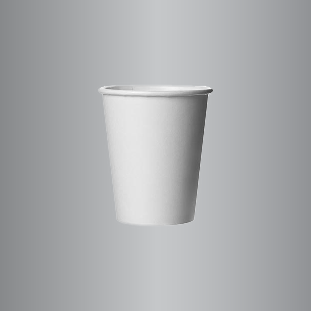 6.5oz PAPER CUPS PLAIN WHITE
