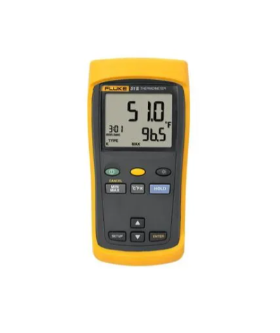 Fluke 51-2 FLUKE-51-2 50HZ Single Input Thermometer (intl Version), 50hz Noise Rejection