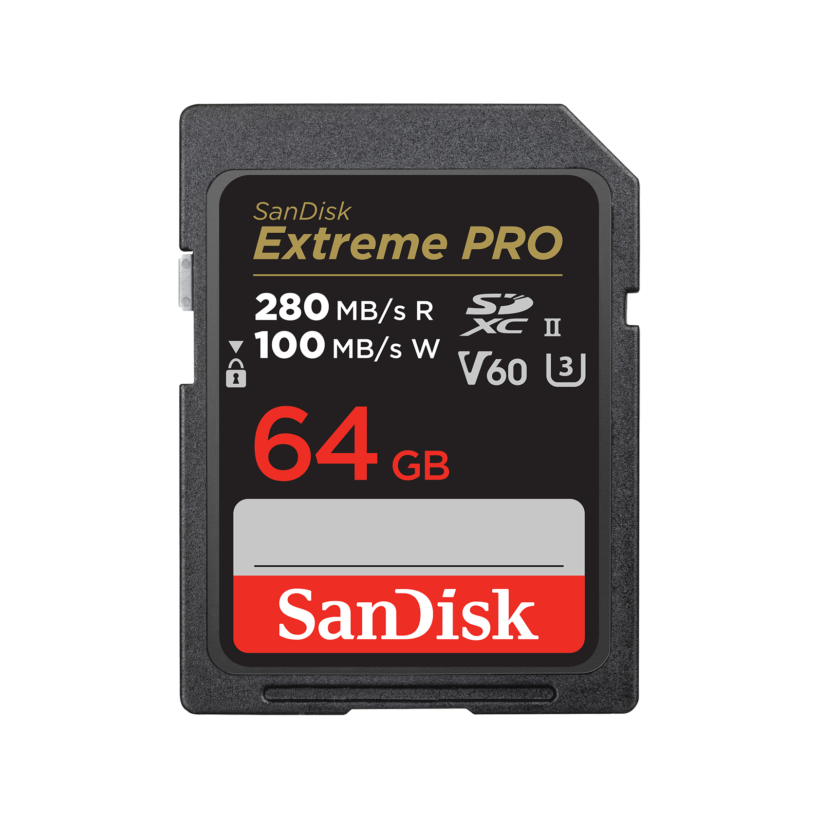 SANDISK EXTREME PRO UHSII SDXC V60 CLASS 10 MEMORY CARD 128GB